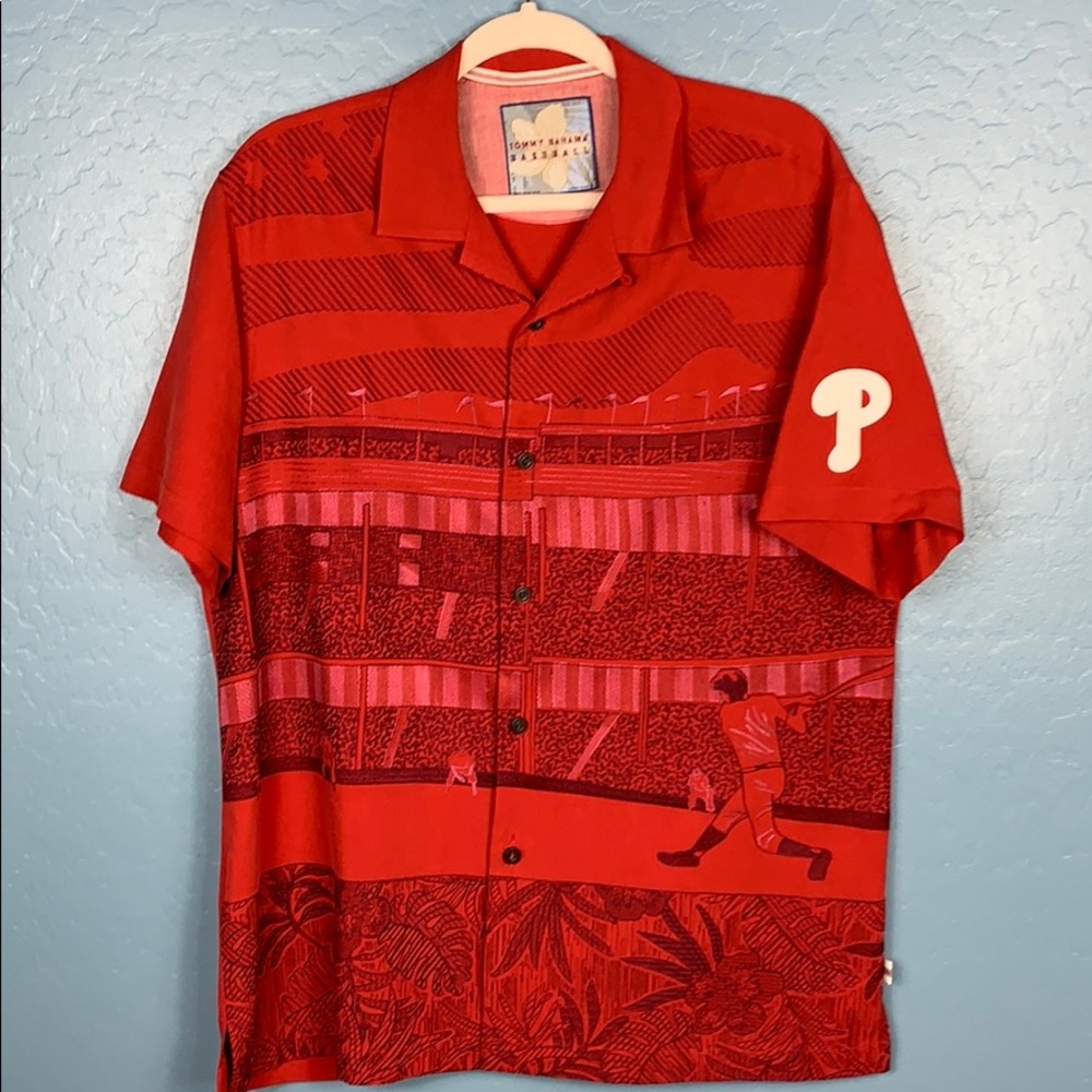 Philadelphia Phillies Tommy Bahama Button Down M?